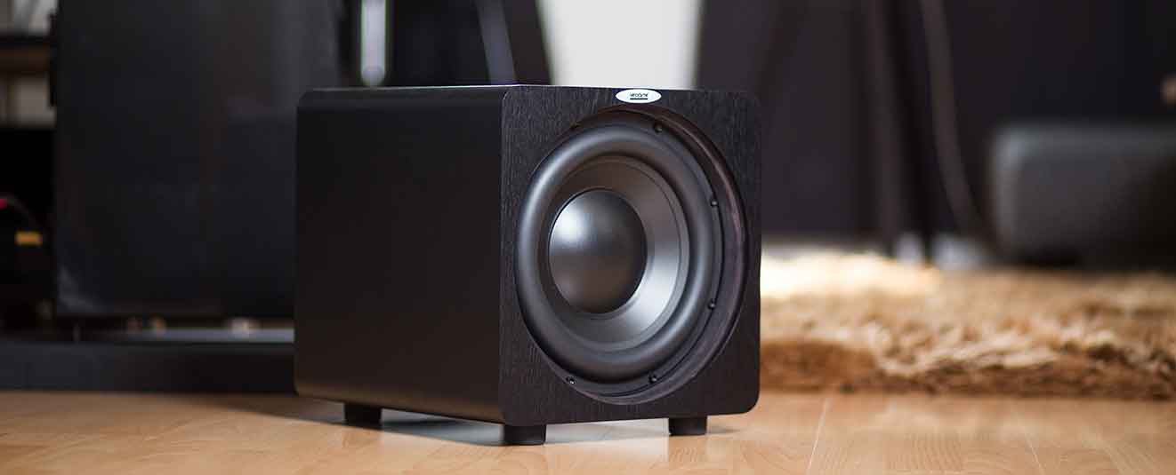 Velodyne Deep Blue 12 : caisson de basses clos avec amplificateur 350 Watts et haut-parleur de 12''