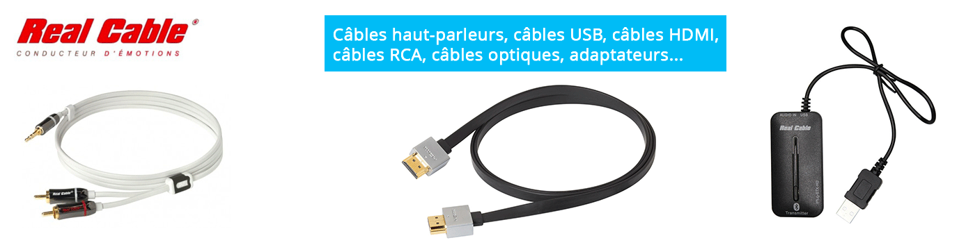 Real Cable : spécialiste des câbles audio-vidéo et accessoires